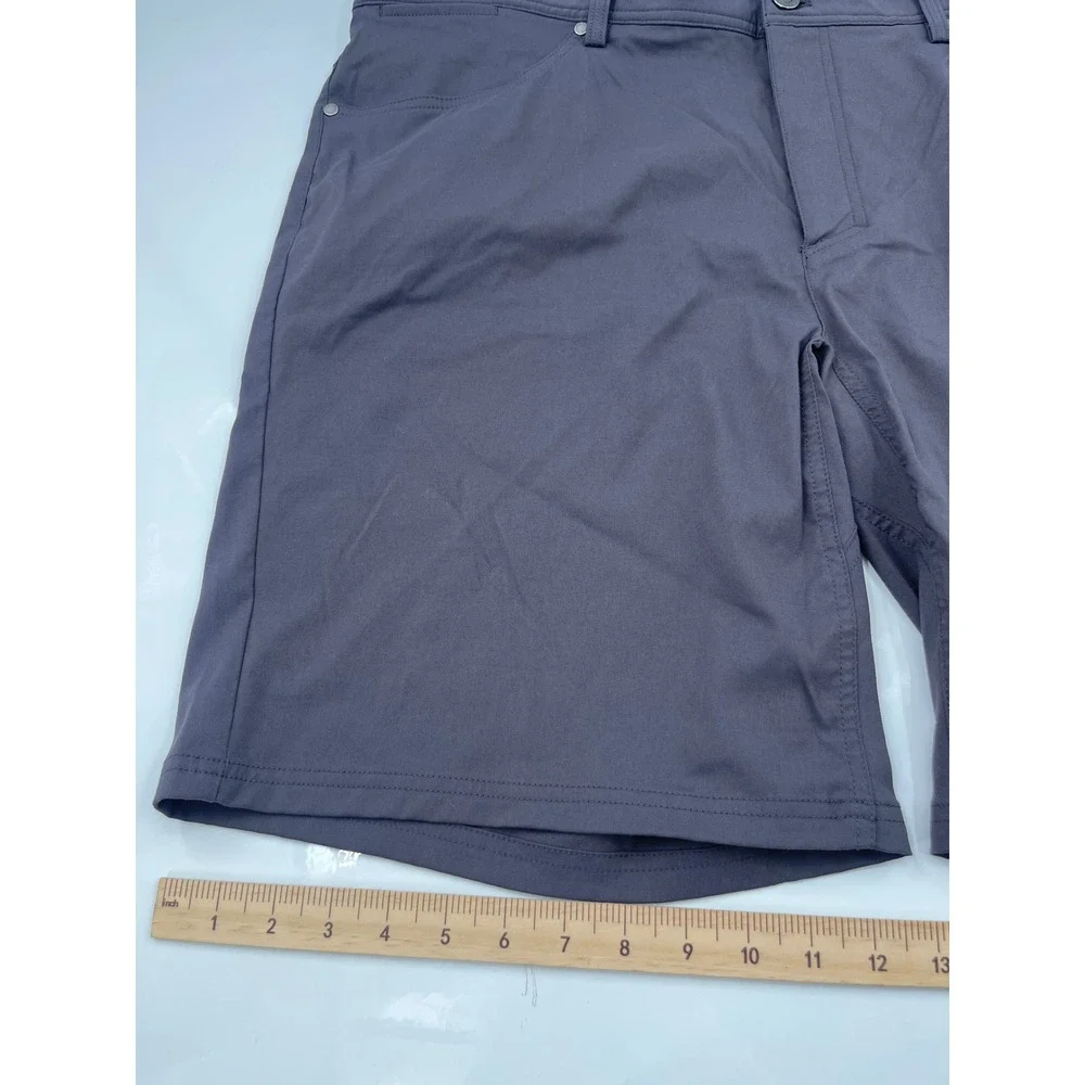 LL Bean Mens Gray Nylon Spandex Stretch Hiking Outdoor Shorts 42W 516049